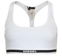 Diesel MILEY Cotton Stretch Mesh Bralette, White - L