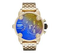 Diesel Mr. Daddy 2.0 DZ7347 Men's Dual Time Chronograph Watch - Gold & Black