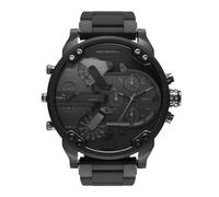 Diesel Mr. Daddy DZ7396 Men's Chronograph Watch - 57mm Black Dial Steel Bracelet