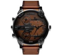 Diesel Men's Analog Quartz Watch with Leather Strap DZ7492