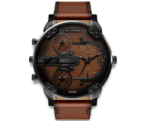 Diesel Mr. Daddy Slim DZ7492 - Man - 54 mm - Quartz - Mineral Glass Brown 54 mm