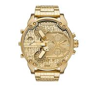 Diesel Mr. Daddy Watch for Men, Quartz Multifunctional Movement with Stainless Steel Strap