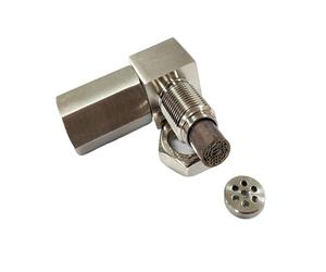 Diesel NOx Sensor Nitrogen Oxide Sensor Exhaust Catalyst Rear Oxygen Sensor Spacer 90 Degree Mini Catalyst Lambda O2 Adapter CEL Fix, M18*1.5 Universal