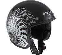 DIESEL OLD-JACK OJ 2 jet helmet black-silver M.