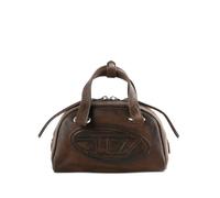 Diesel Oval D leather shoulder bag - Brown OS