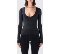 DIESEL Oval D Logo Long-Sleeved Slim Fit Polyamide Top - Size: S - female
