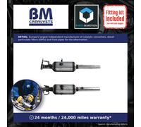 Diesel Particulate Filter DPF + Fitting Kit BM11191HK BM Catalysts Soot Quality