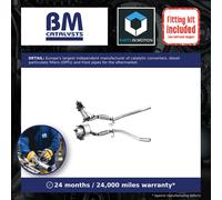 Diesel Particulate Filter DPF + Fitting Kit BM11217HK BM Catalysts Soot Quality
