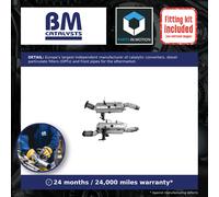 Diesel Particulate Filter DPF + Fitting Kit BM11603HK BM Catalysts Soot Quality