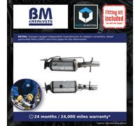 BM Catalysts BM11193H Exhaust System DPF Soot Particulate Filter Fits Ford
