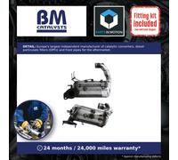 Diesel Particulate Filter DPF + Fitting Kit Front BM11392HK BM Catalysts Soot