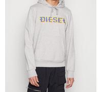 Diesel Pixel Logo S-GINN K27 Hoodie - Grey Marl - L