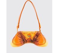 DIESEL Play Graphic Print Shoulder Bag with Metallic Oval D Logo