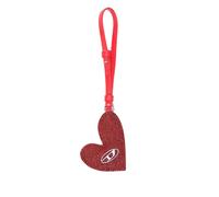 Diesel Play mirror heart-logo charm - Red One Size
