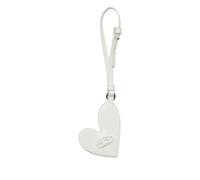 Diesel Play mirror heart-shaped keychain - White One Size