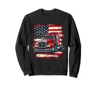 Diesel Power Truck American Flag Sweatshirt