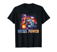 Diesel Power Truck Driver Diesel Mechanic Trucker T-Shirt