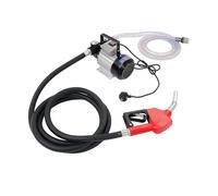 Diesel Pump 230V 550W 60L/Min Electric Fuel Transfer Pump Complete Kit | Diesel Transfer Pump with Automatic Fuel Nozzle and Outlet Hose Self-Priming Pump Complete Set for Tractor Tank Filling