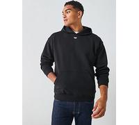 Diesel Red D Oval Pullover Hoodie- Black, Black, Size L, Men Black