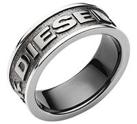 Diesel Ring for Women Steel, 8, 9, 10, 11.5 Gunmetal Stainless Steel Ring, DX1108060