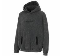 Diesel S-Boxstic Hood Men Hoodie XL Gray Acid Wash Oversized Pullover