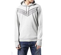 Diesel S-Corgan Felpa Men's Hoodie Sweatshirt (S, Grey)