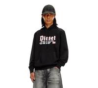 Diesel_S-GINN-HOOD-K45 FELPA_SWEATSHIRT_Black_S Große Größen