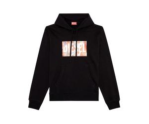 Diesel S-Ginn-Hood-L4 logo-print hoodie - Black S
