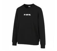 Diesel S-Gir 250238 Off Herren Sweatshirt L Schwarz Cotton Crew Neck Long Sleeve