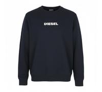 DIESEL S-Girk 250238 OFF Men Sweatshirt L Blue Crew Neck Long Sleeve Pull On
