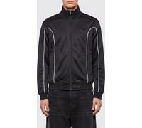 DIESEL S-Locking-DO Zip-Up Sweatshirt in Cotton Blend with Oval D Logo - Size: L - male
