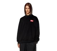 Diesel_S-NLABEL-L1 Felpa_Sweatshirt_Black_S