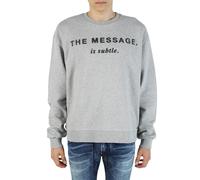 Diesel S POND GR Mens Oversized Sweatshirt - Grey - Size X-Large