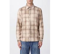 DIESEL S-Simply-JMCM Check Lyocell Shirt with Embroidered Oval D Logo - Size: 52 - male