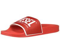 Diesel Sa-Valla Men's Flip Flops, Fiery red white, 9 UK