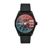 Diesel Scraper Watch for Men, Quartz Three Hand Date Movement with Stainless Steel or Leather Strap