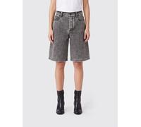 DIESEL Shorts Woman color Grey - Size: 42 - female
