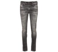 Diesel Sleenker Fadeded Black Faded Denim Jeans