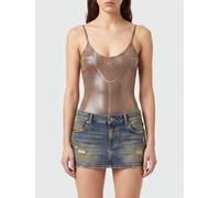 DIESEL Slim Fit Stretch Jersey Top with Oval D Logo and Adjustable Straps - Size: M - female