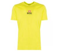 Diesel Small D Logo Evening Primrose T-Shirt - Yellow - S