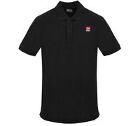 Diesel Small Patch Logo Black Caviar Polo Shirt - XXL