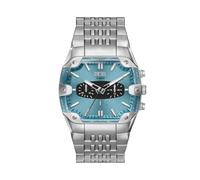 Diesel Spiked Cushion Men's 45MM Silver-Tone Stainless Steel Watch, DZ4725