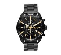 Diesel Spiked Watch for Men, Quartz Chronograph Movement with Stainless Steel Strap