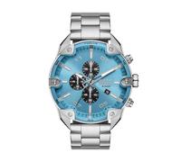 Diesel Spiked Watch for Men, Quartz Chronograph Movement with Stainless Steel Strap