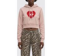 DIESEL Sweatshirt Woman color Pink - Size: L - female
