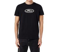 Diesel T-Diego-C14 Men's T-Shirt Round Neck Short Sleeve Black