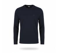 DIESEL T-Diego-Long-A-R-HD Men T-Shirt L Dark Blue Crew Neck Pull On