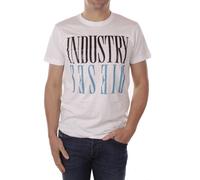 Diesel T-Diego-MY Men's T-Shirt Round Neck Short Sleeve White