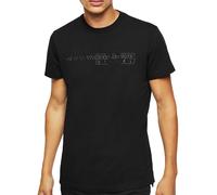 Diesel T-Diego Slits J6 T-Shirt Round Neck Short Sleeve Black