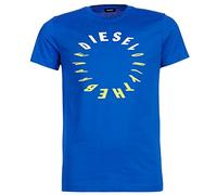 Diesel T-Diego-Y2 Logo Printed T-Shirt Royal Blue Medium
